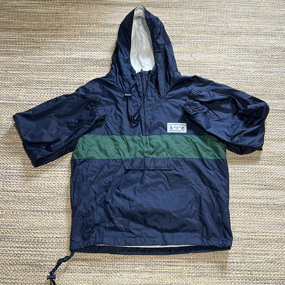 Vintage 1/4 Zip Walt Disney World Lines Pullover Windbreaker